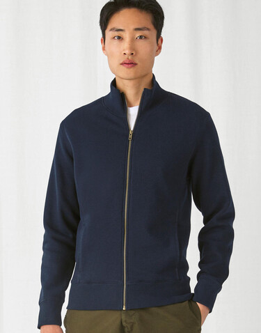 B &amp; C Spider/men Sweat Jacket, Black, S bedrucken, Art.-Nr. 203421013