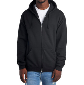Jerzees NuBlend Full-Zip Hooded Sweatshirt, Black, S bedrucken, Art.-Nr. 205371012