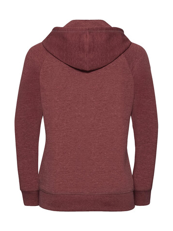 Russell Europe Ladies` HD Zipped Hood Sweat, White, XS bedrucken, Art.-Nr. 207000002
