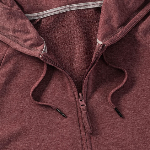 Russell Europe Ladies` HD Zipped Hood Sweat, White, XS bedrucken, Art.-Nr. 207000002