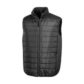 Result Recycled Promo Padded Bodywarmer, Black, XS bedrucken, Art.-Nr. 207331012