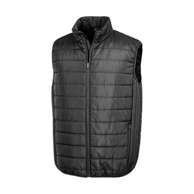 Result Recycled Promo Padded Bodywarmer, Black, XS bedrucken, Art.-Nr. 207331012