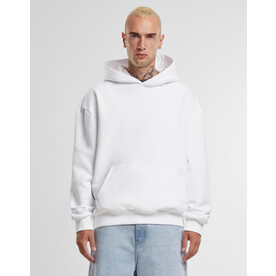 Build Your Brand Ultra Heavy Oversized Hoody, White, XS bedrucken, Art.-Nr. 207390000