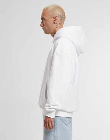 Build Your Brand Ultra Heavy Oversized Hoody, White, XS bedrucken, Art.-Nr. 207390000