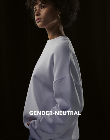 B &amp; C Influence Crew, White, XS bedrucken, Art.-Nr. 207420001