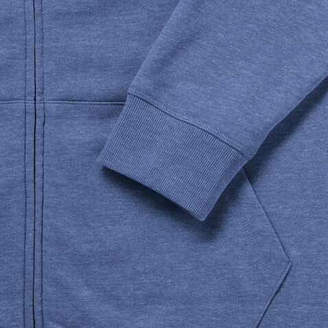 Russell Europe Men`s HD Zipped Hood Sweat, Silver Marl, 3XL bedrucken, Art.-Nr. 208007158