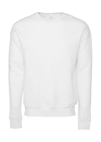 Bella Unisex Drop Shoulder Fleece, DTG White, M bedrucken, Art.-Nr. 208060014