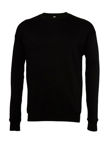 Bella Unisex Drop Shoulder Fleece, Black, L bedrucken, Art.-Nr. 208061015