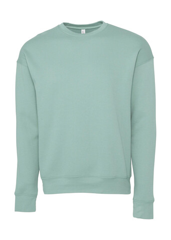 Bella Unisex Drop Shoulder Fleece, Dusty Blue, XL bedrucken, Art.-Nr. 208063196