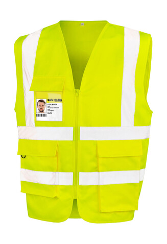 Result Heavy Duty Polycotton Security Vest, Fluorescent Yellow, L bedrucken, Art.-Nr. 208336055 Result Heavy Duty Polycotton Security Vest, Fluorescent Yellow, L bedrucken, Art.-Nr. 208336055