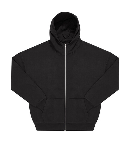 B &amp; C Influence Zip Hood, Black, XL bedrucken, Art.-Nr. 209421015