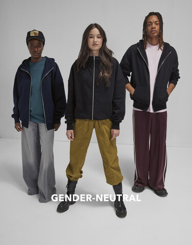 B &amp; C Influence Zip Hood, Black, XS bedrucken, Art.-Nr. 209421011