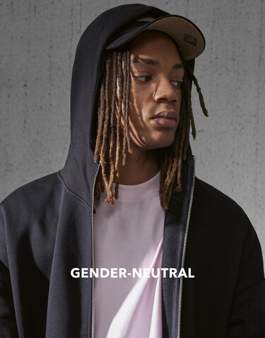 B &amp; C Influence Zip Hood, Black, XS bedrucken, Art.-Nr. 209421011