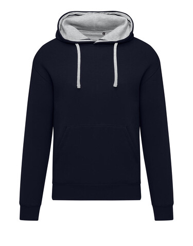 SG Originals Contrast Hooded Sweat Men, Dark Black/Light Oxford, 3XL bedrucken, Art.-Nr. 209521546