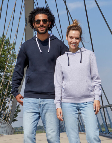 SG Originals Contrast Hooded Sweat Men, Dark Black/Grey, S bedrucken, Art.-Nr. 209521521