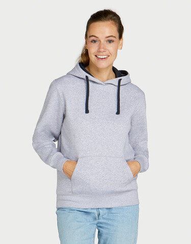 SG Originals Contrast Hooded Sweat Women, Light Oxford/Navy, L bedrucken, Art.-Nr. 210527695 SG Originals Contrast Hooded Sweat Women, Light Oxford/Navy, L bedrucken, Art.-Nr. 210527695