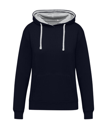 SG Originals Contrast Hooded Sweat Women, Dark Black/Light Oxford, M bedrucken, Art.-Nr. 210521544 SG Originals Contrast Hooded Sweat Women, Dark Black/Light Oxford, M bedrucken, Art.-Nr. 210521544