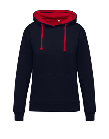 SG Originals Contrast Hooded Sweat Women, Dark Black/Red, L bedrucken, Art.-Nr. 210521565 SG Originals Contrast Hooded Sweat Women, Dark Black/Red, L bedrucken, Art.-Nr. 210521565