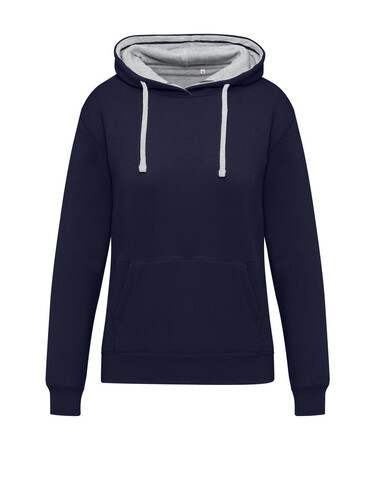 SG Originals Contrast Hooded Sweat Women, Navy/Light Oxford, XS bedrucken, Art.-Nr. 210522662 SG Originals Contrast Hooded Sweat Women, Navy/Light Oxford, XS bedrucken, Art.-Nr. 210522662