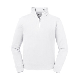 Russell Europe Authentic 1/4 Zip Sweat, White, XS bedrucken, Art.-Nr. 211000002
