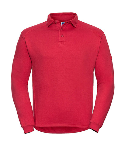 Russell Europe Heavy Duty Collar Sweatshirt, Classic Red, S bedrucken, Art.-Nr. 212004013