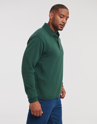 Russell Europe Heavy Duty Collar Sweatshirt, Bottle Green, 2XL bedrucken, Art.-Nr. 212005407