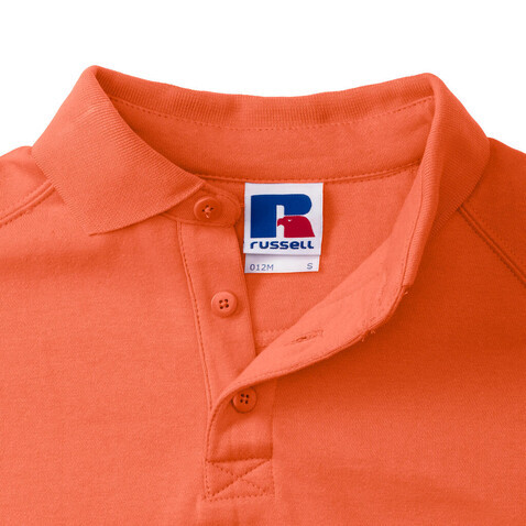 Russell Europe Heavy Duty Collar Sweatshirt, Orange, L bedrucken, Art.-Nr. 212004105