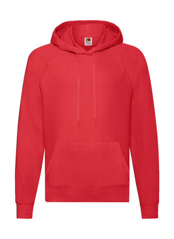 Fruit of the Loom Lightweight Hooded Sweat, Red, M bedrucken, Art.-Nr. 212014004