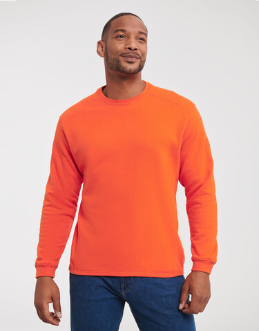 Russell Europe Workwear Set-In Sweatshirt, Bottle Green, 4XL bedrucken, Art.-Nr. 213005409 Russell Europe Workwear Set-In Sweatshirt, Bottle Green, 4XL bedrucken, Art.-Nr. 213005409