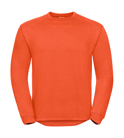 Russell Europe Workwear Set-In Sweatshirt, Orange, XS bedrucken, Art.-Nr. 213004102