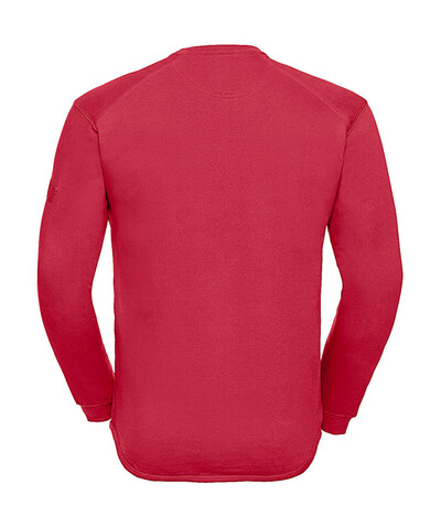 Russell Europe Workwear Set-In Sweatshirt, Black, XS bedrucken, Art.-Nr. 213001012