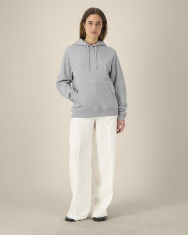 Stella Gamechanger - Der Damen-Hoodie aus recycelter Baumwolle - Heather Grey - S bedrucken, Art.-Nr. STSW268C2501S Stella Gamechanger - Der Damen-Hoodie aus recycelter Baumwolle - Heather Grey - S bedrucken, Art.-Nr. STSW268C2501S