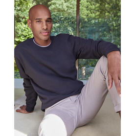 Kustom Kit Pique Sweatshirt, Black, S bedrucken, Art.-Nr. 213111012