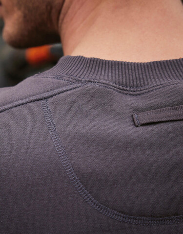 B &amp; C Hero Pro Workwear Sweater, Black, S bedrucken, Art.-Nr. 213421013