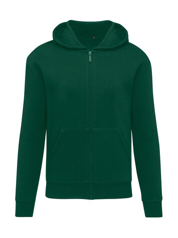 SG Originals Hooded Full Zip Kids, Bottle Green, 104 (3-4/S) bedrucken, Art.-Nr. 214525403