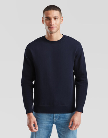 Fruit of the Loom Premium Set In Sweat, Black, L bedrucken, Art.-Nr. 215011015