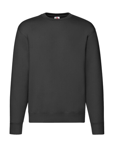 Fruit of the Loom Premium Set In Sweat, Black, S bedrucken, Art.-Nr. 215011013