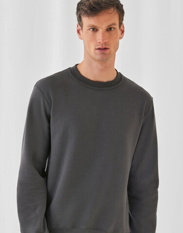 B & C ID.002 Cotton Rich Sweatshirt, Anthracite, XS bedrucken, Art.-Nr. 215421402 B & C ID.002 Cotton Rich Sweatshirt, Anthracite, XS bedrucken, Art.-Nr. 215421402