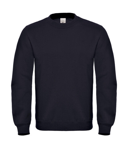 B &amp; C ID.002 Cotton Rich Sweatshirt, Black, L bedrucken, Art.-Nr. 215421015