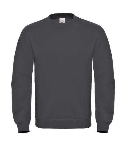 B &amp; C ID.002 Cotton Rich Sweatshirt, Anthracite, 2XL bedrucken, Art.-Nr. 215421407