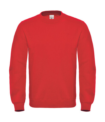 B &amp; C ID.002 Cotton Rich Sweatshirt, Red, 2XL bedrucken, Art.-Nr. 215424007