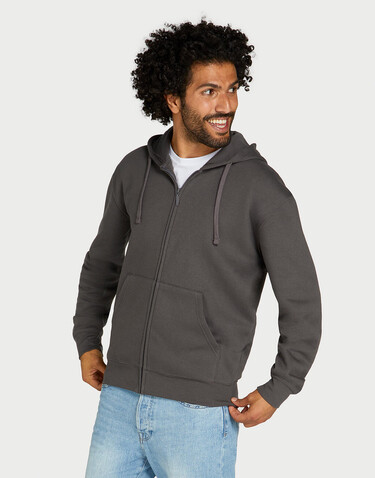 SG Originals Hooded Full Zip Men, Light Oxford, 2XL bedrucken, Art.-Nr. 215527195