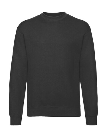 Fruit of the Loom Classic Set In Sweat, Black, 4XL bedrucken, Art.-Nr. 216011019