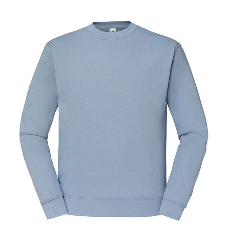 Fruit of the Loom Classic Set In Sweat, Mineral Blue, M bedrucken, Art.-Nr. 216013294