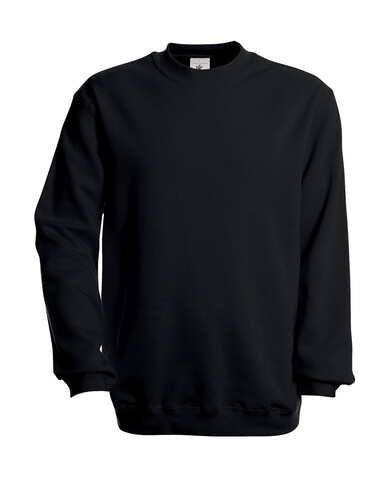 B &amp; C Set In Sweatshirt, Black, S bedrucken, Art.-Nr. 216421013