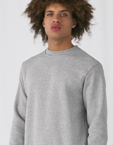 B &amp; C Set In Sweatshirt, Heather Grey, S bedrucken, Art.-Nr. 216421233