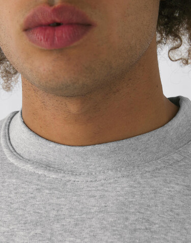 B &amp; C Set In Sweatshirt, Steel Grey, S bedrucken, Art.-Nr. 216421113