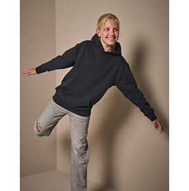 Tee Jays Junior Power Hoodie, Black, 4/6 (110-120cm) bedrucken, Art.-Nr. 216541013