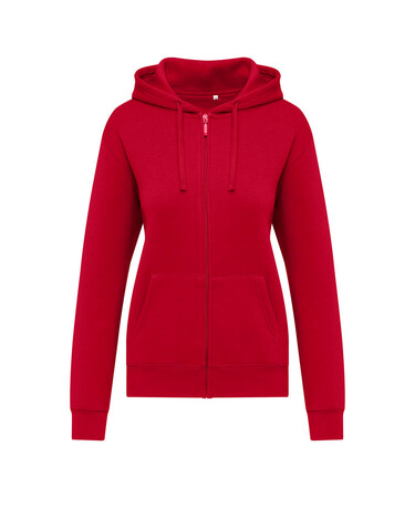 SG Originals Hooded Full Zip Women, Red, M bedrucken, Art.-Nr. 217524004