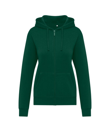 SG Originals Hooded Full Zip Women, Bottle Green, XS bedrucken, Art.-Nr. 217525402